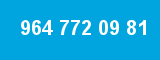 964 772 09 81 964 772 09 81